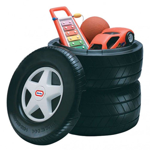 Playful Classic Racing Tire Toy Chest