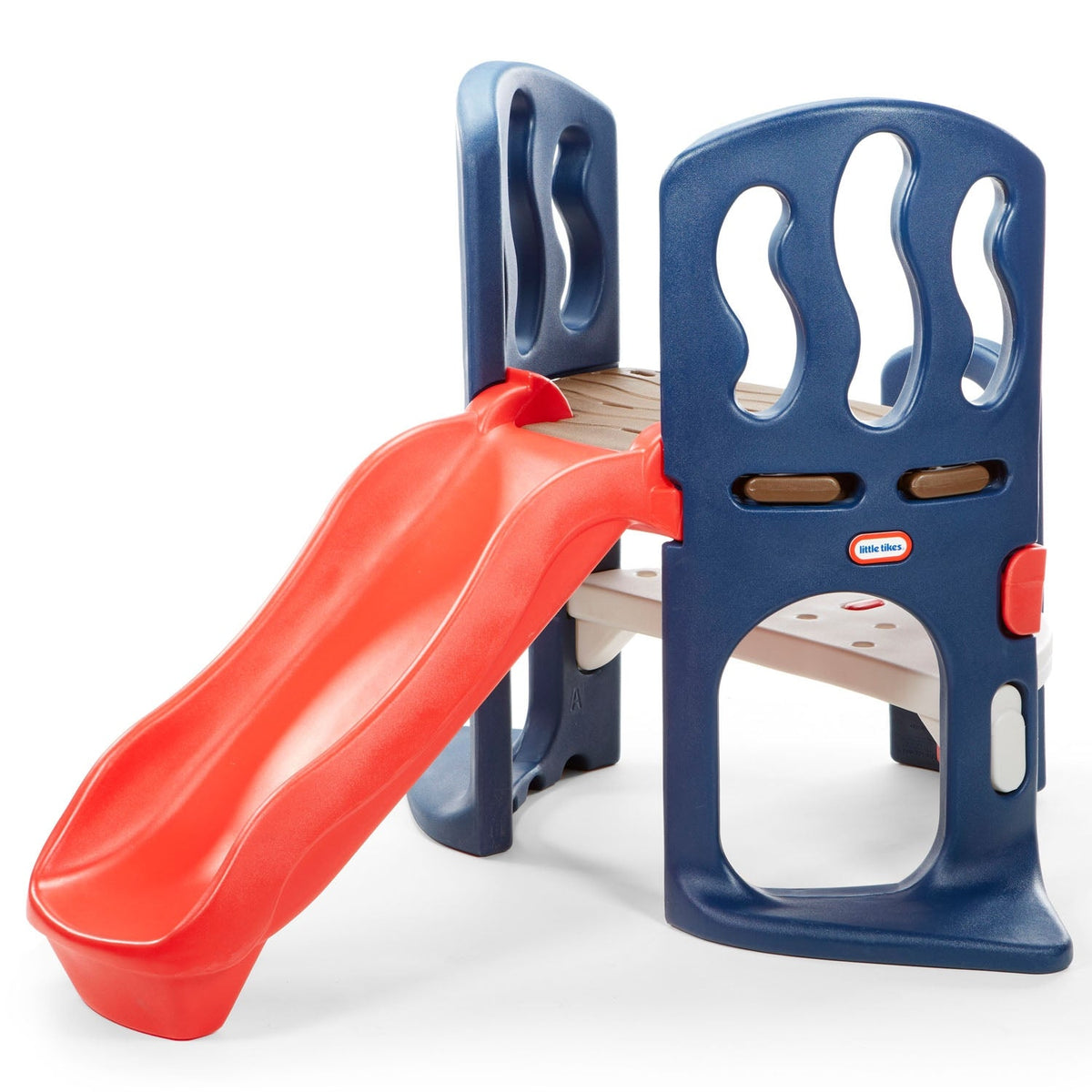 Playful Hide & Slide Climber - Blue and Red