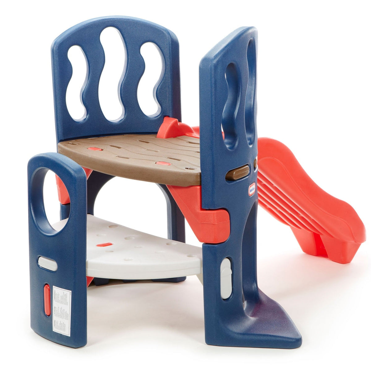 Playful Hide & Slide Climber - Blue and Red