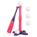 Playful TotSports T-Ball Set with 5 Balls - Pink