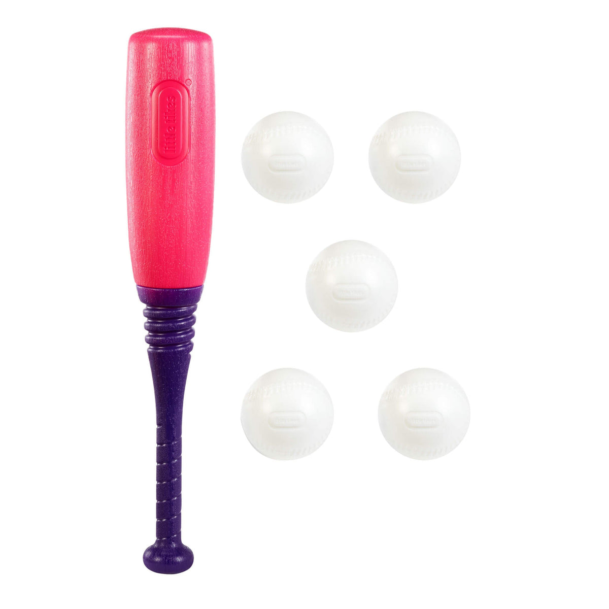 Playful TotSports T-Ball Set with 5 Balls - Pink