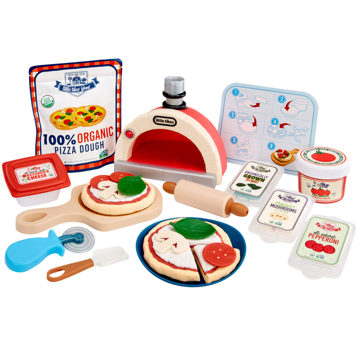 Playful Creative Chefs Pizza Kit