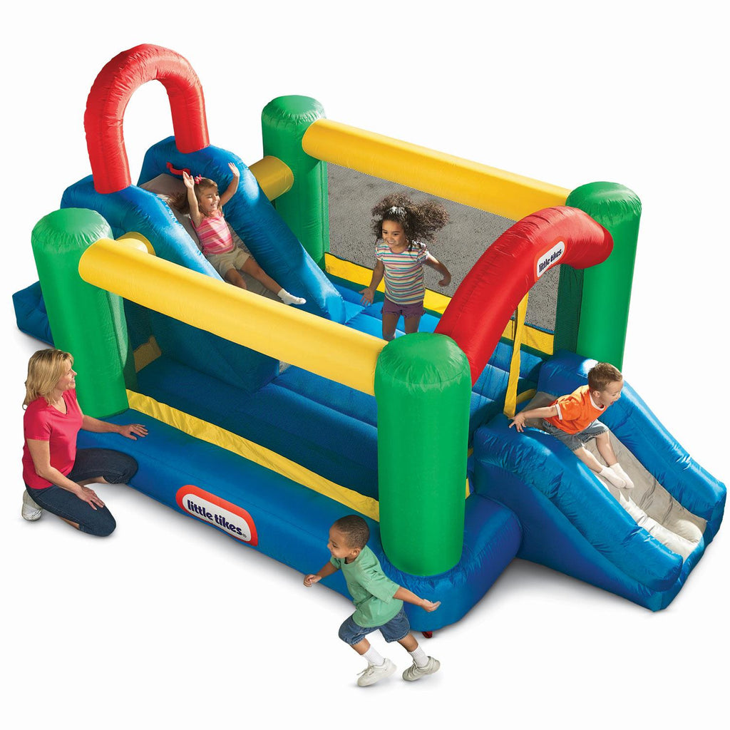 Playful Jump n Double Slide Bouncer