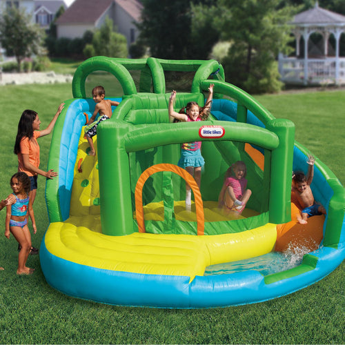 Playful 2-in-1 Wet n Dry Bouncer & Water Slide