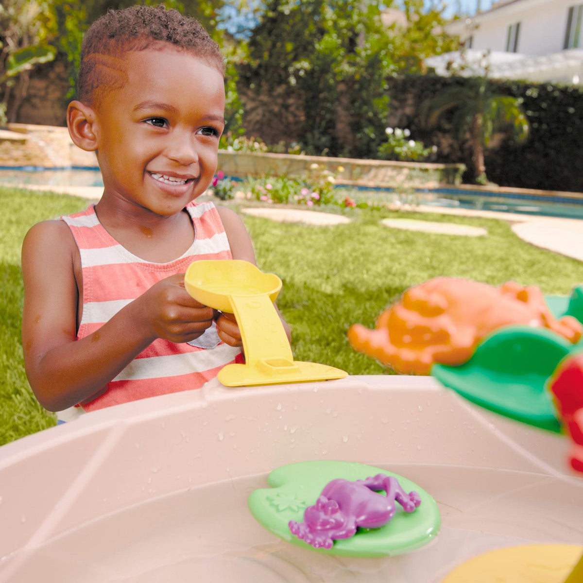 Playful Frog Pond Water Table