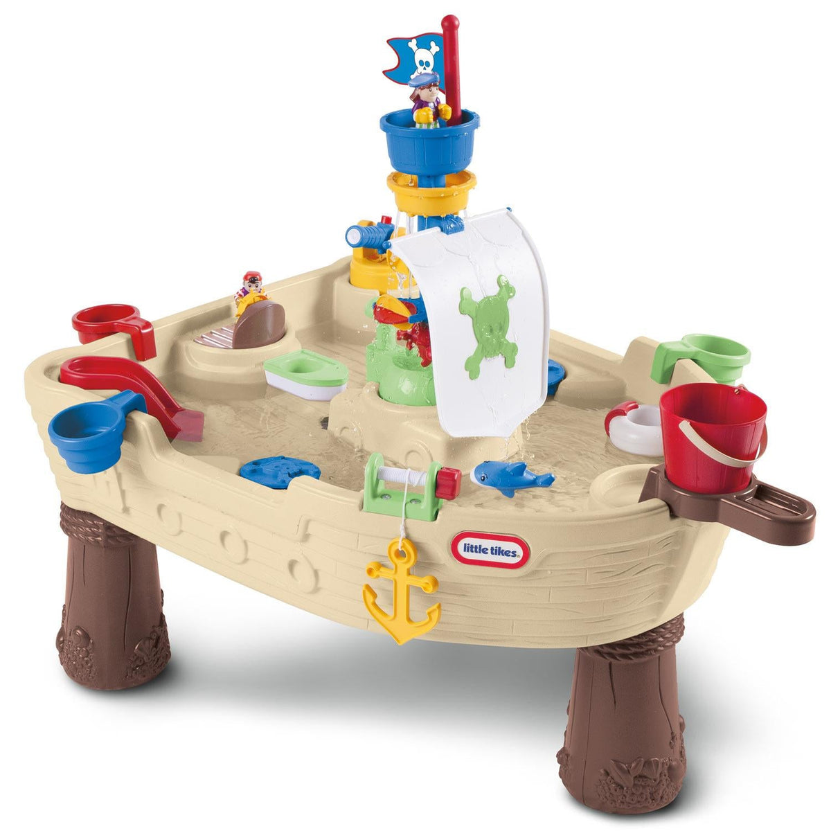 Playful Anchors Away Pirate Ship Water Table