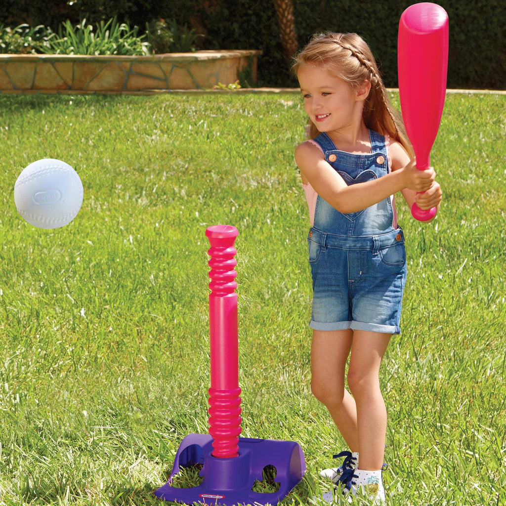 Playful TotSports T-Ball Set - Purple and Pink