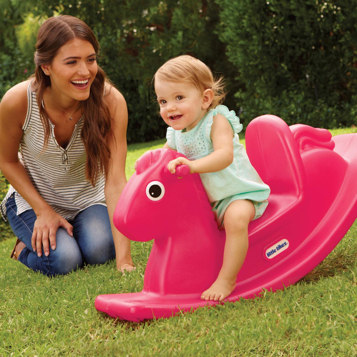 Playful Rocking Horse - Magenta