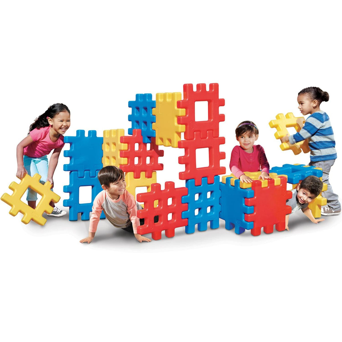 Playful Big Waffle Blocks