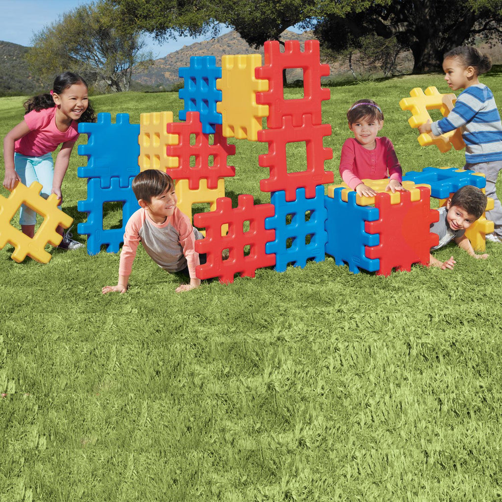 Playful Big Waffle Blocks