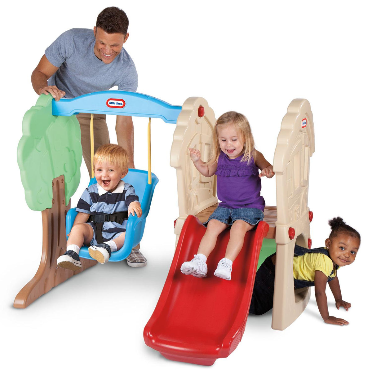 Playful Hide & Seek Climber & Swing