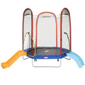 Playful Climb n Slide 7ft Trampoline