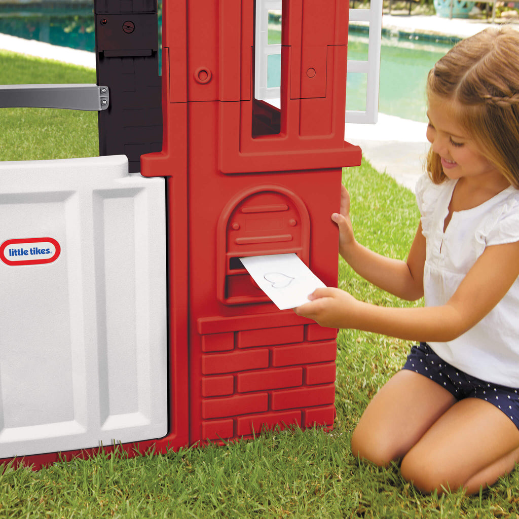Playful Cape Cottage Playhouse - Red