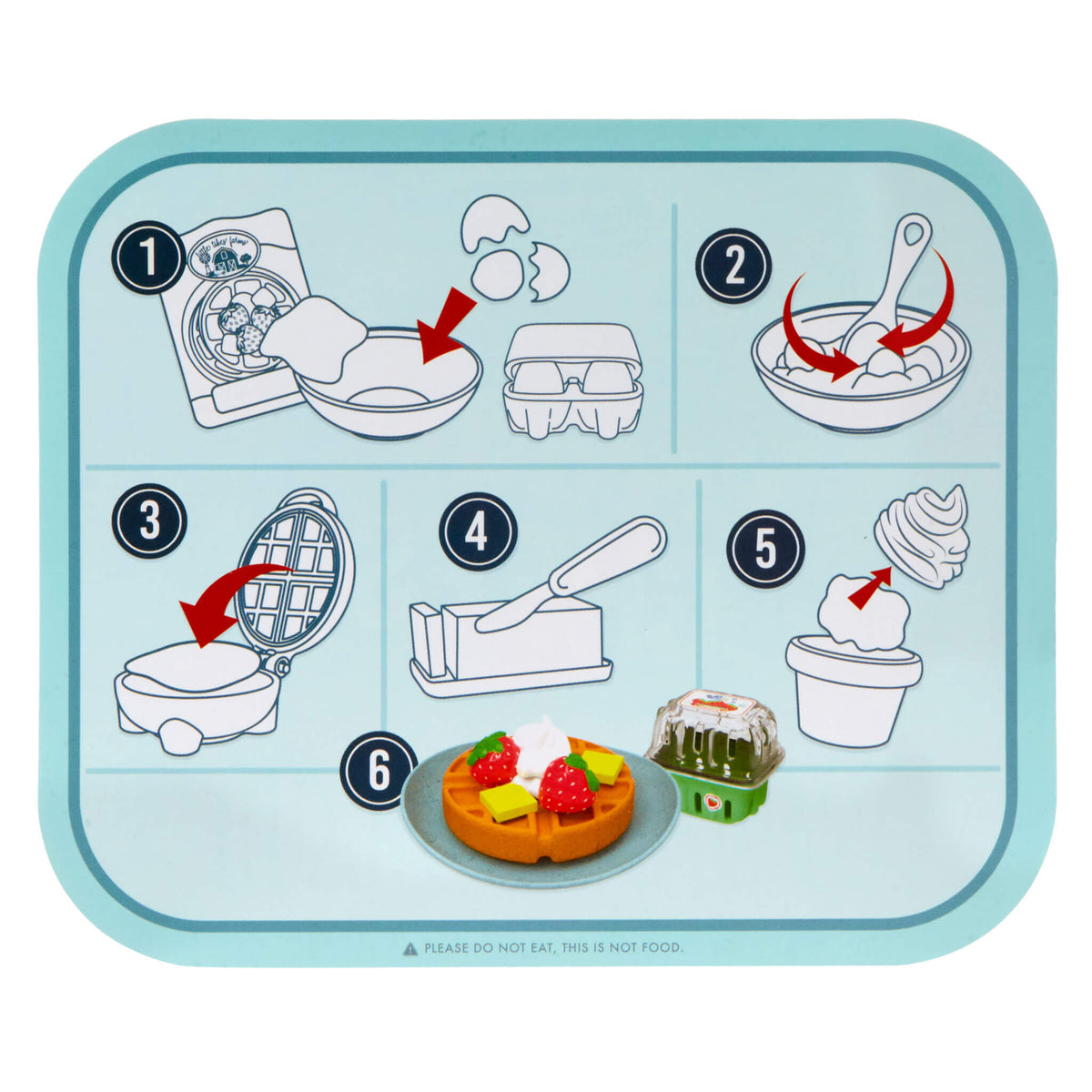 Playful Creative Chefs Waffle Kit