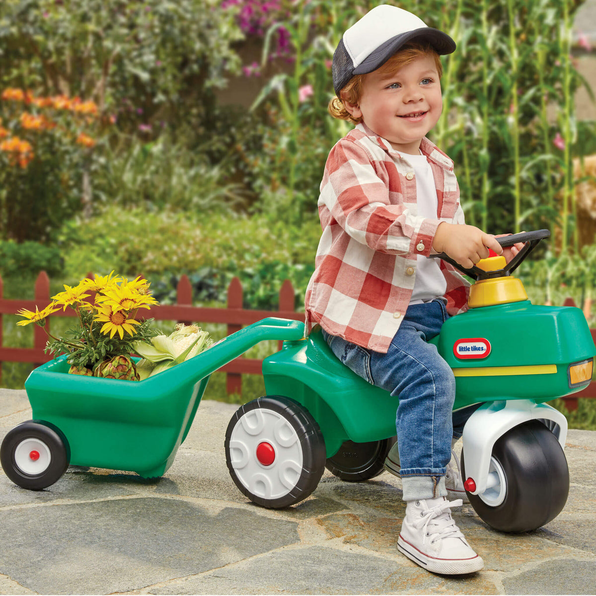 Playful Tractor & Cart