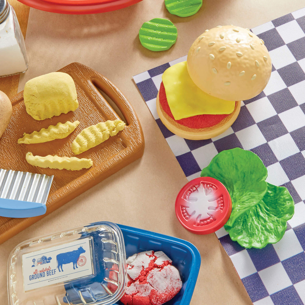 Playful Creative Chefs Cheeseburger and Fries Kit