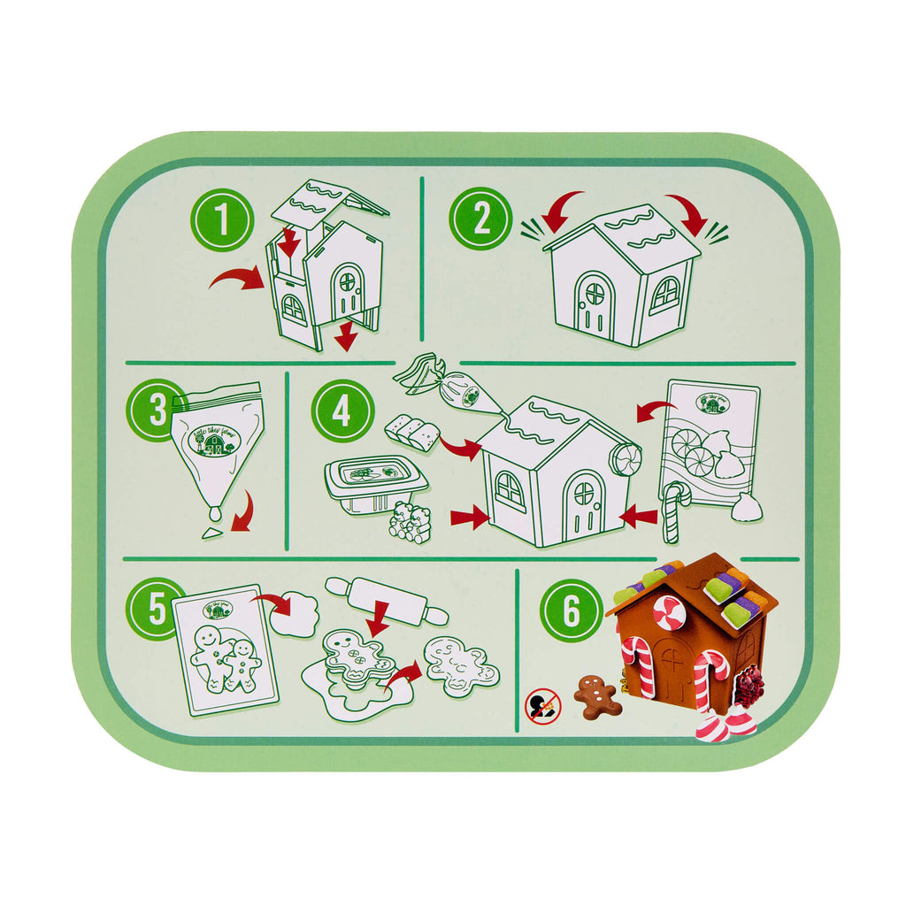 Playful Creative Chefs Gingerbread House Kit