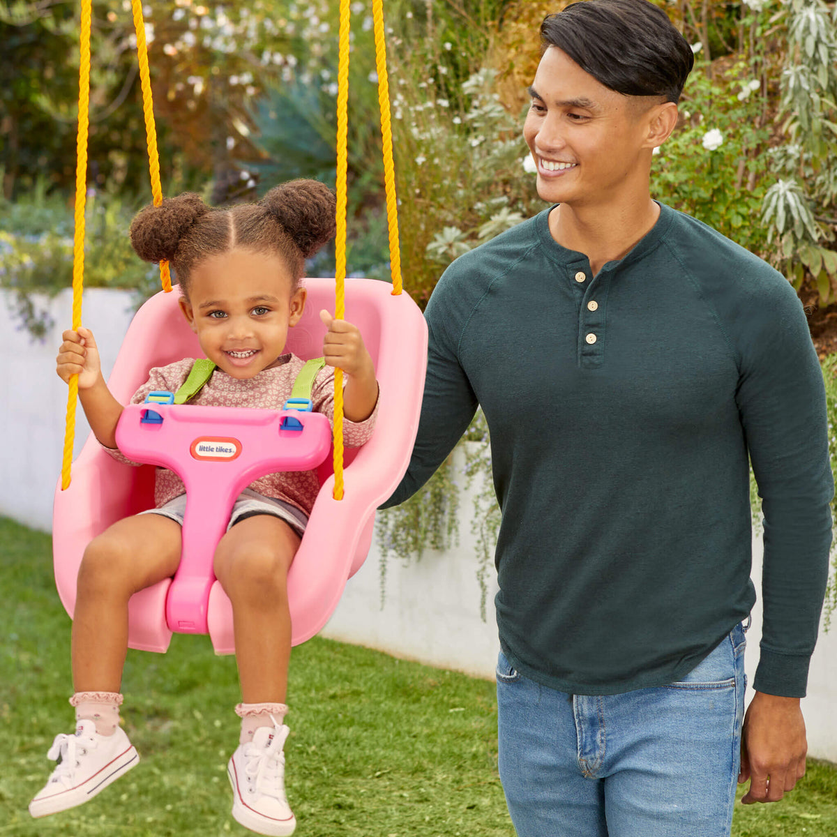Playful 2-in-1 Snug n Secure Swing - Pink