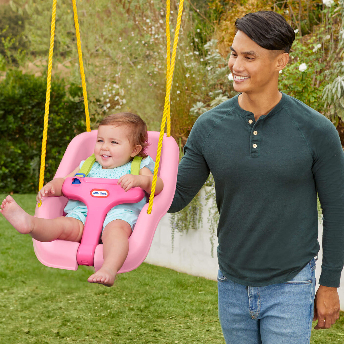 Playful 2-in-1 Snug n Secure Swing - Pink