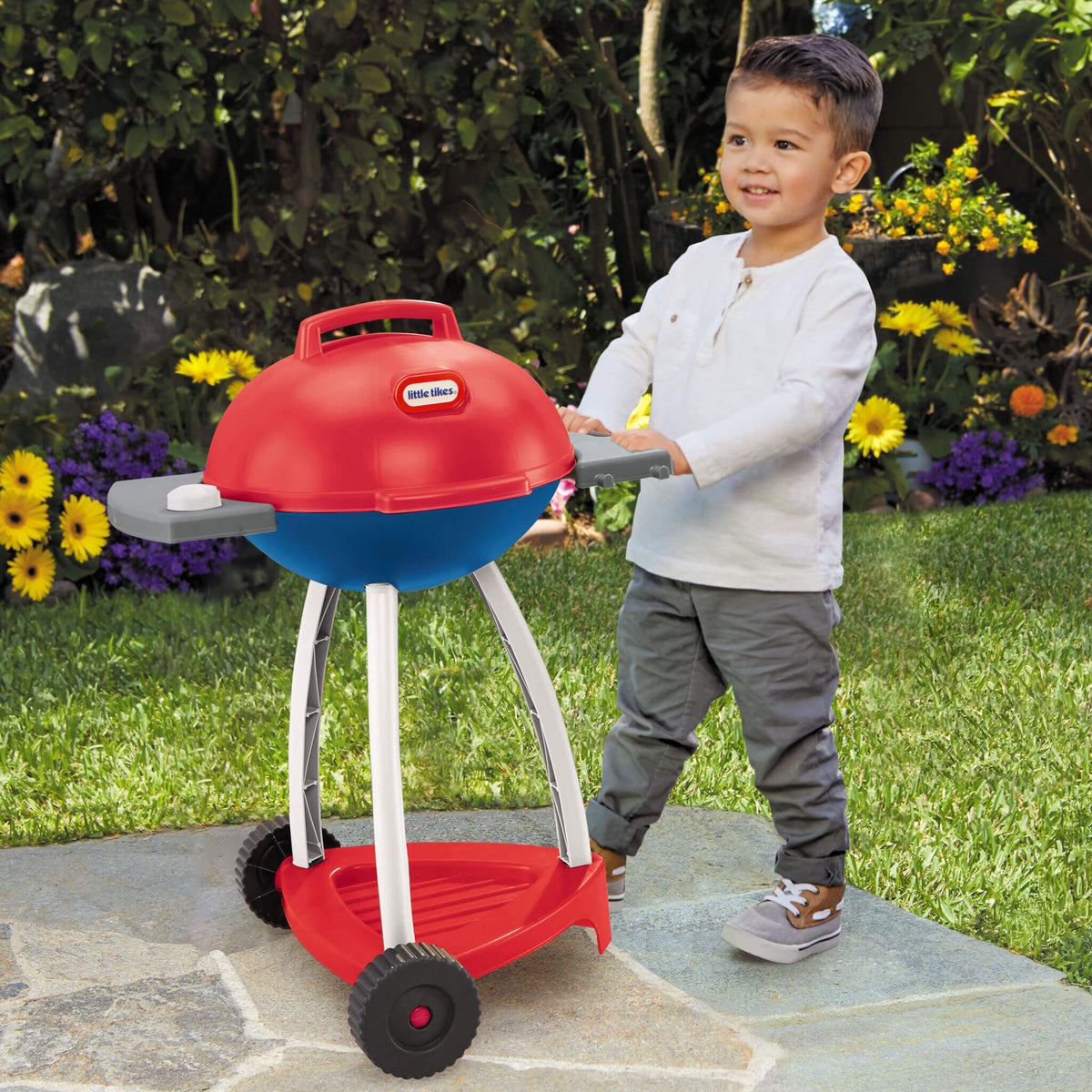 Playful Sizzle n Serve Grill - Red White& Blue