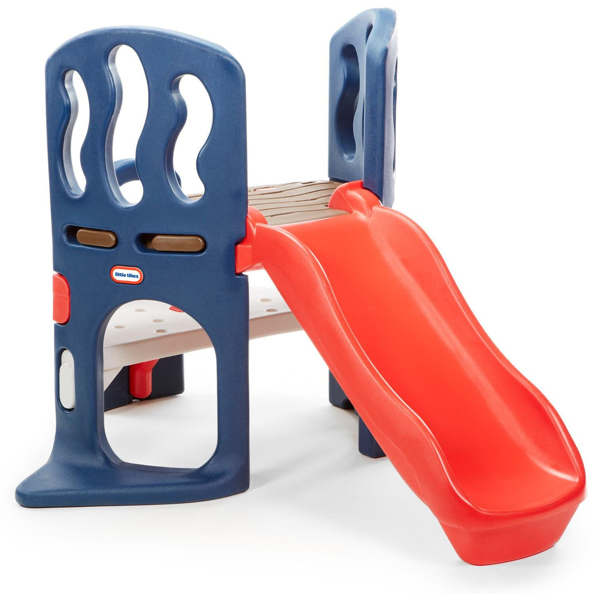 Playful Hide & Slide Climber - Blue and Red