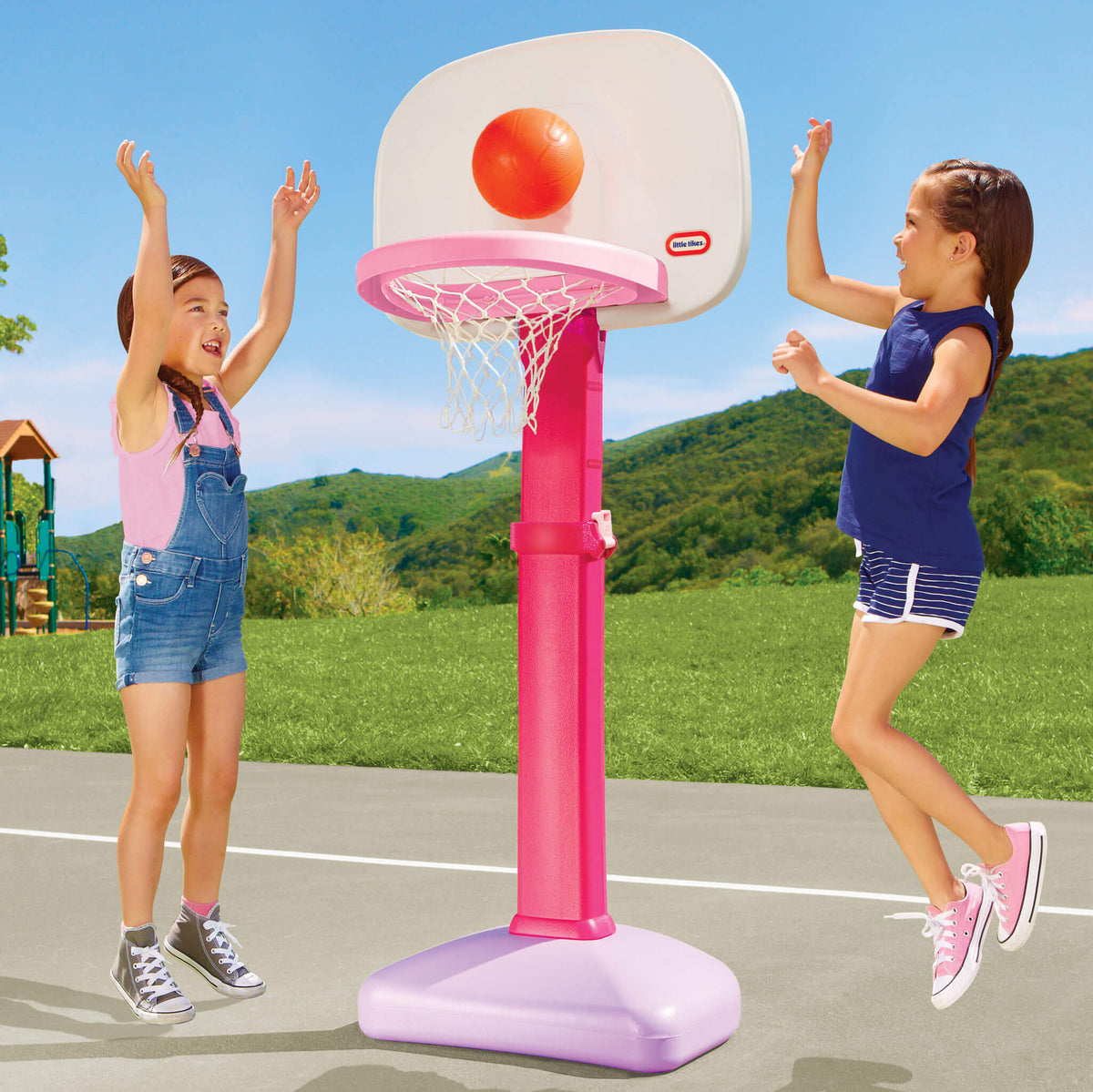 Playful TotSports Easy Score Basketball Set - Pink