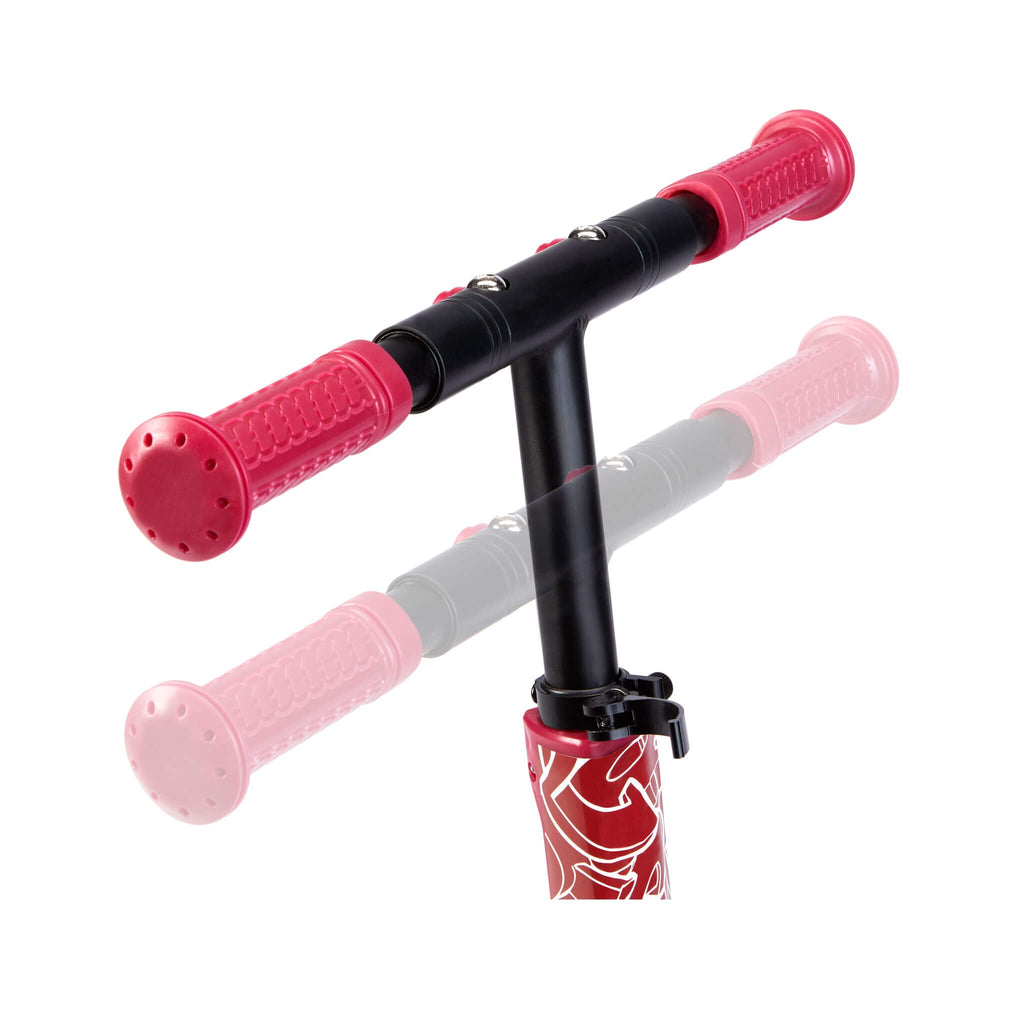 Playful Viro Rides Compact Scooter Black and Red