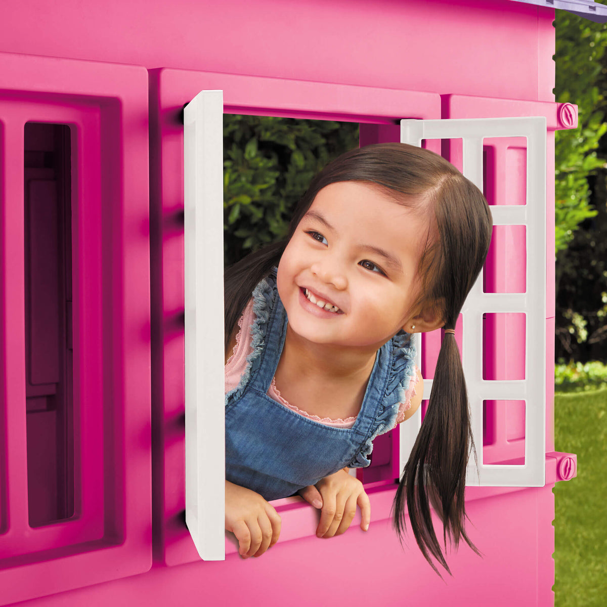 Playful Cape Cottage Playhouse - Pink