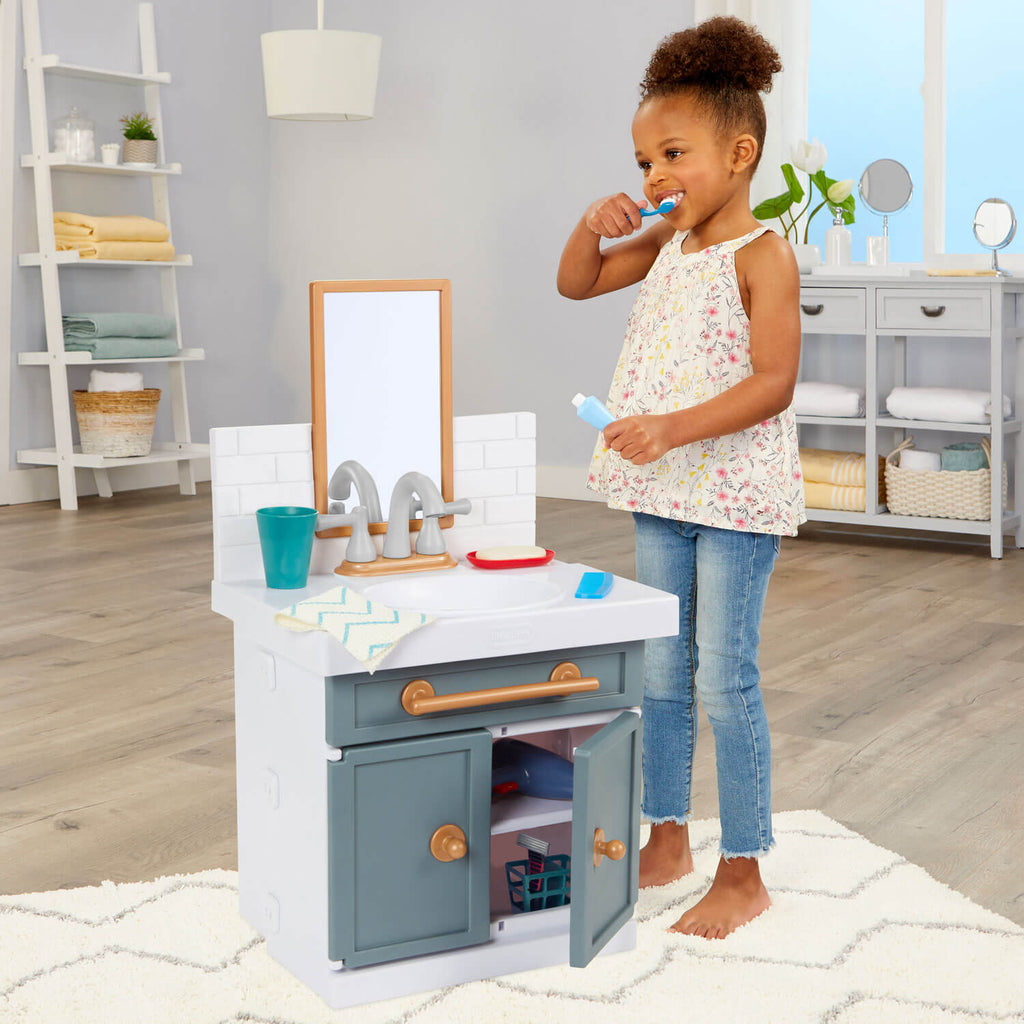 Playful First Bathroom Sink