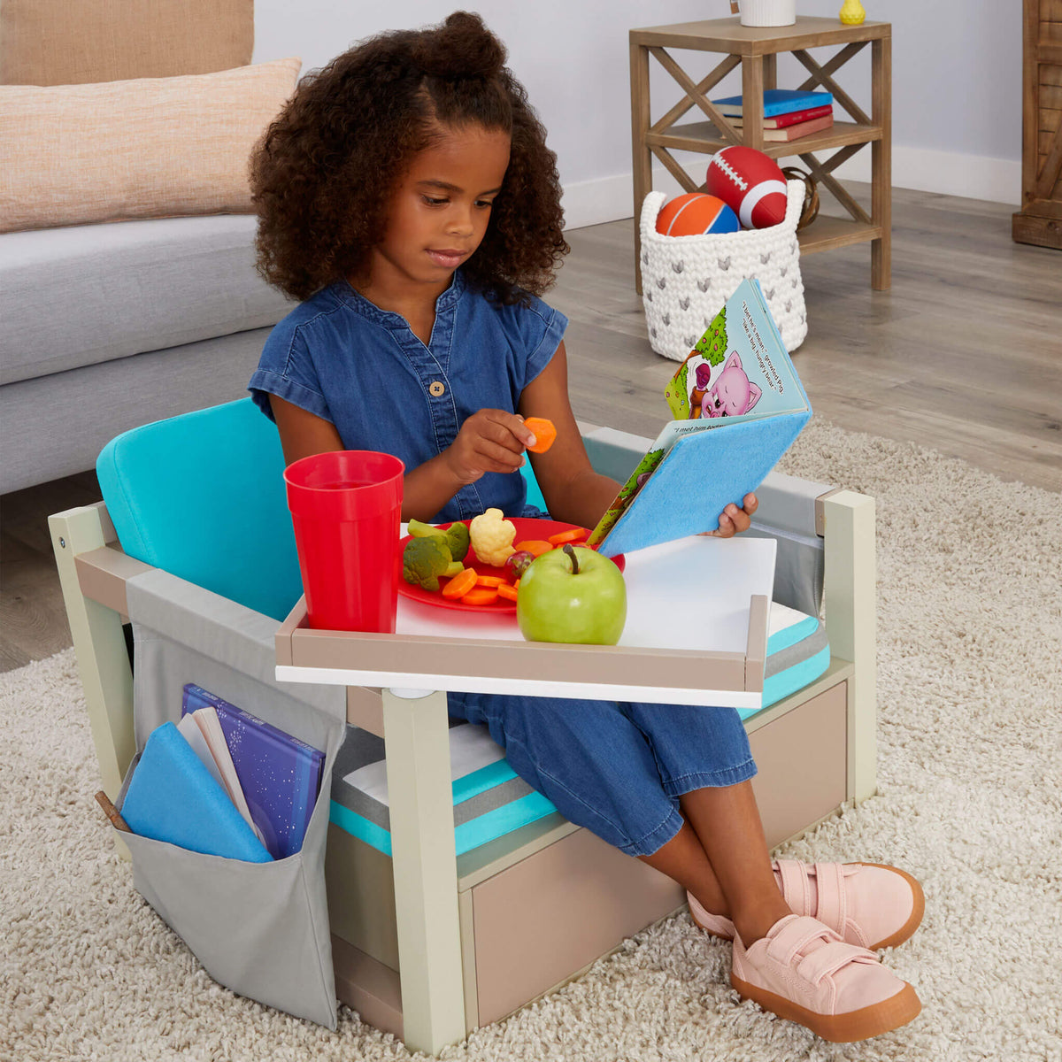 Playful 2-in-1 Fun & Study Swivel Desk