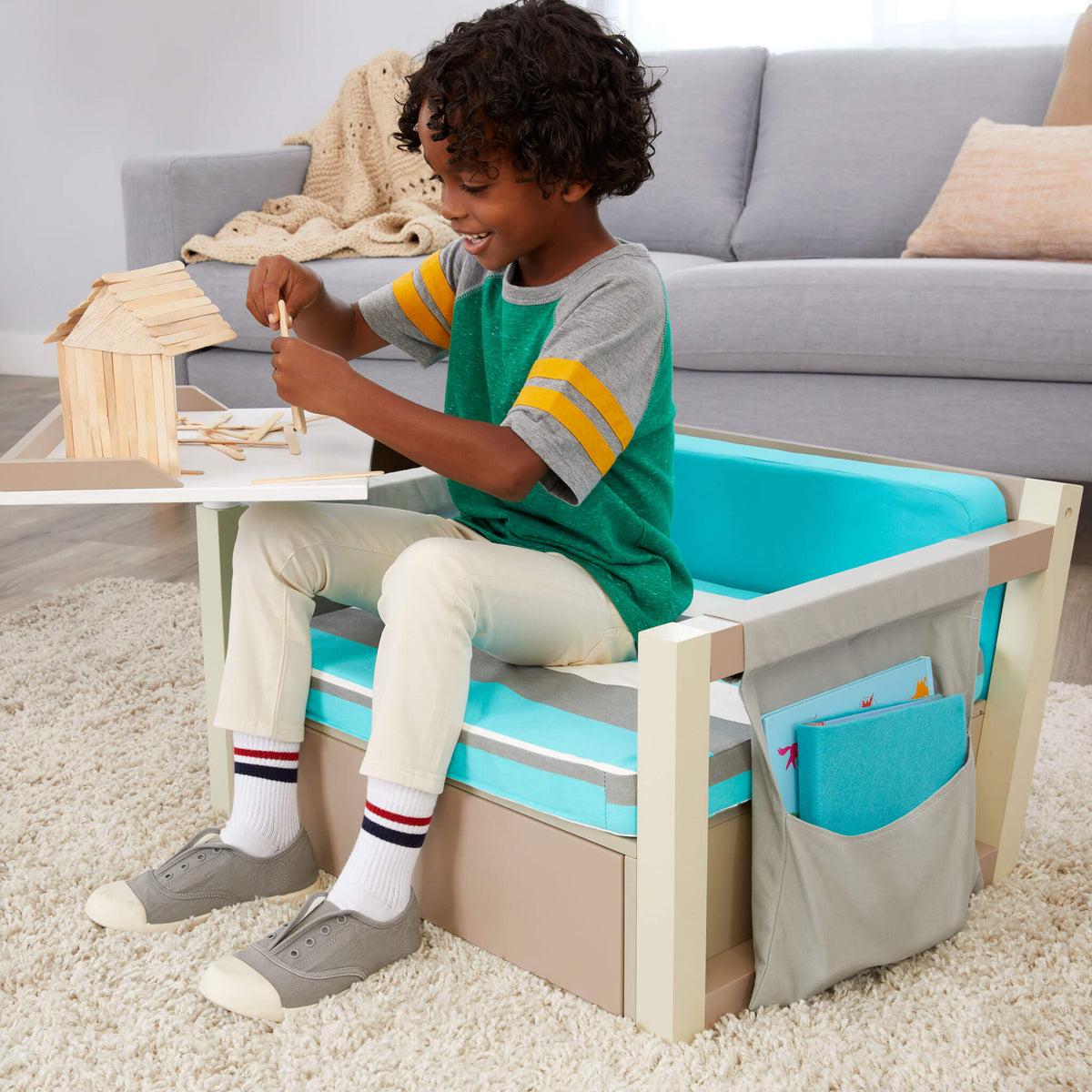 Playful 2-in-1 Fun & Study Swivel Desk