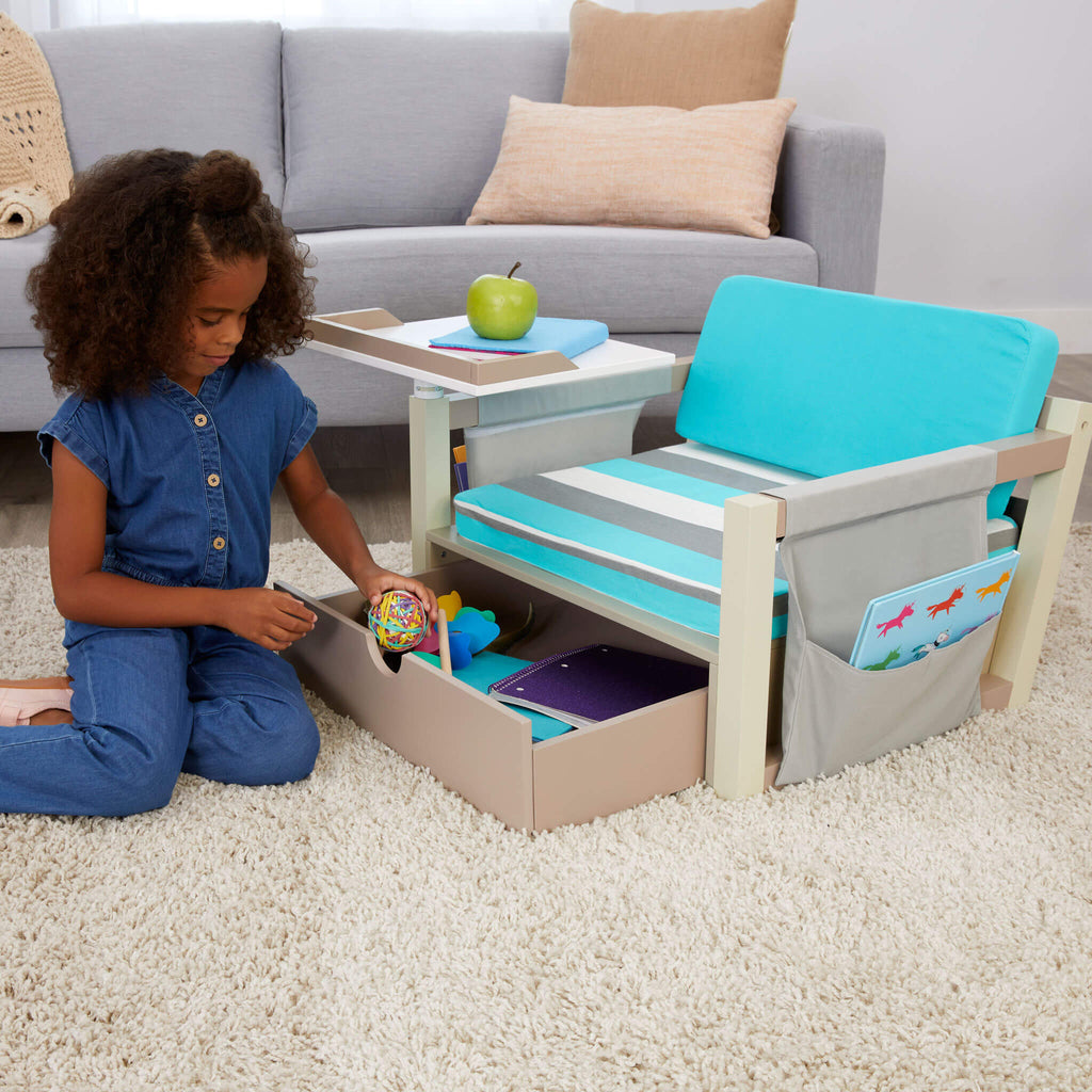 Playful 2-in-1 Fun & Study Swivel Desk