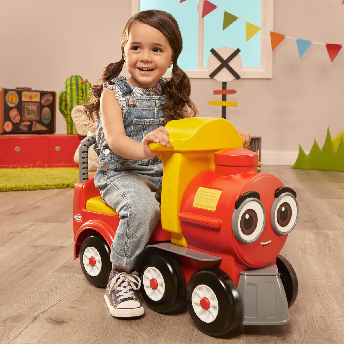 Playful Cozy Train Scoot