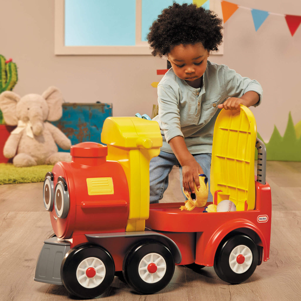 Playful Cozy Train Scoot
