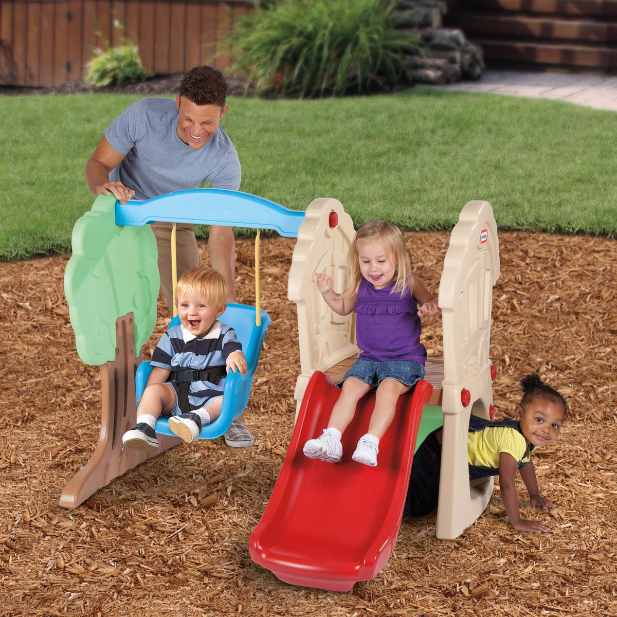 Playful Hide & Seek Climber & Swing