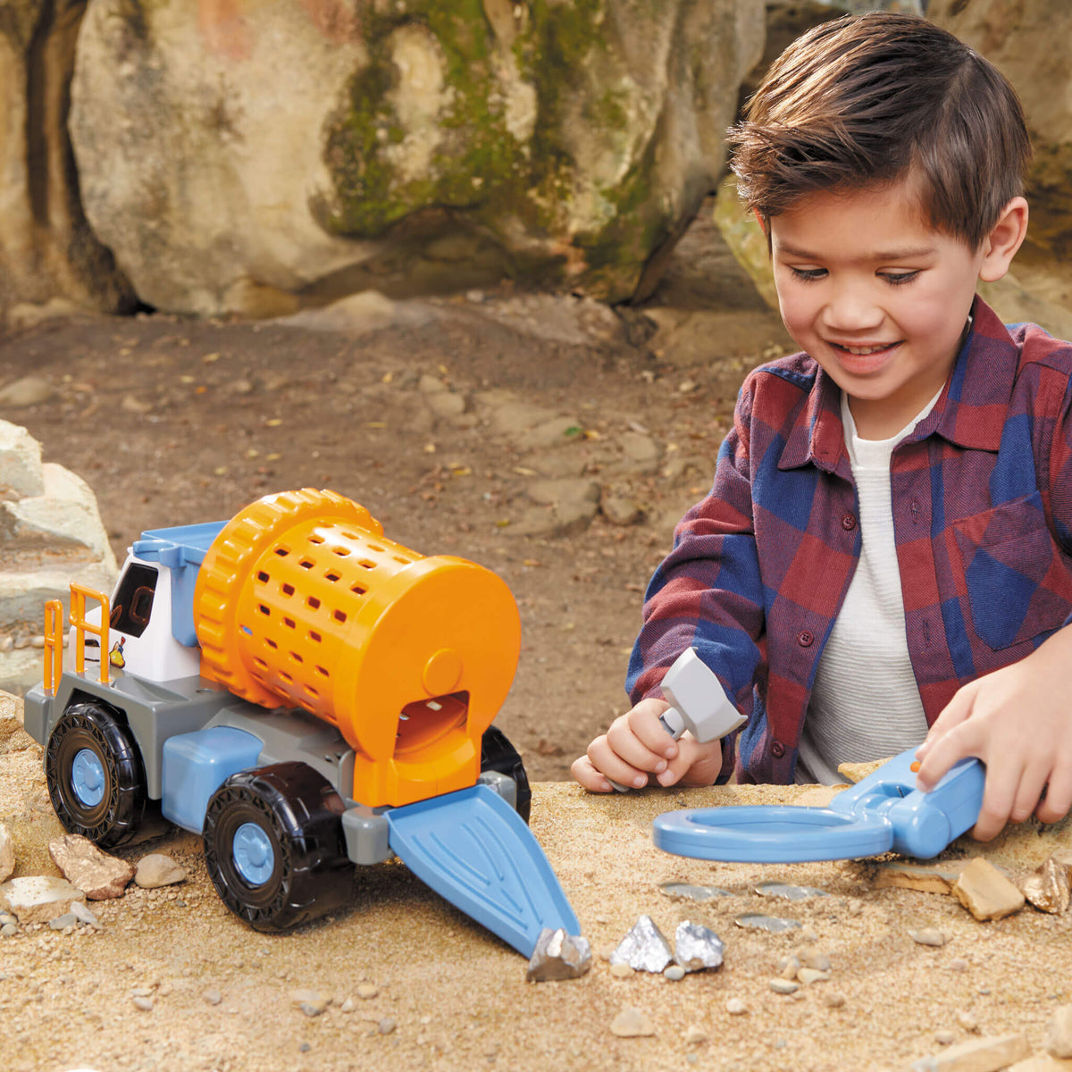 Playful Big Adventures Metal Detector Mining Truck