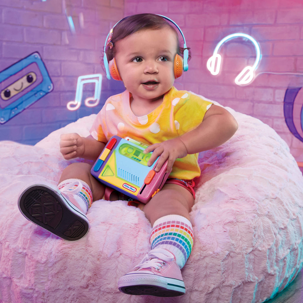 Playful Old School Rainbow Remix Music Player