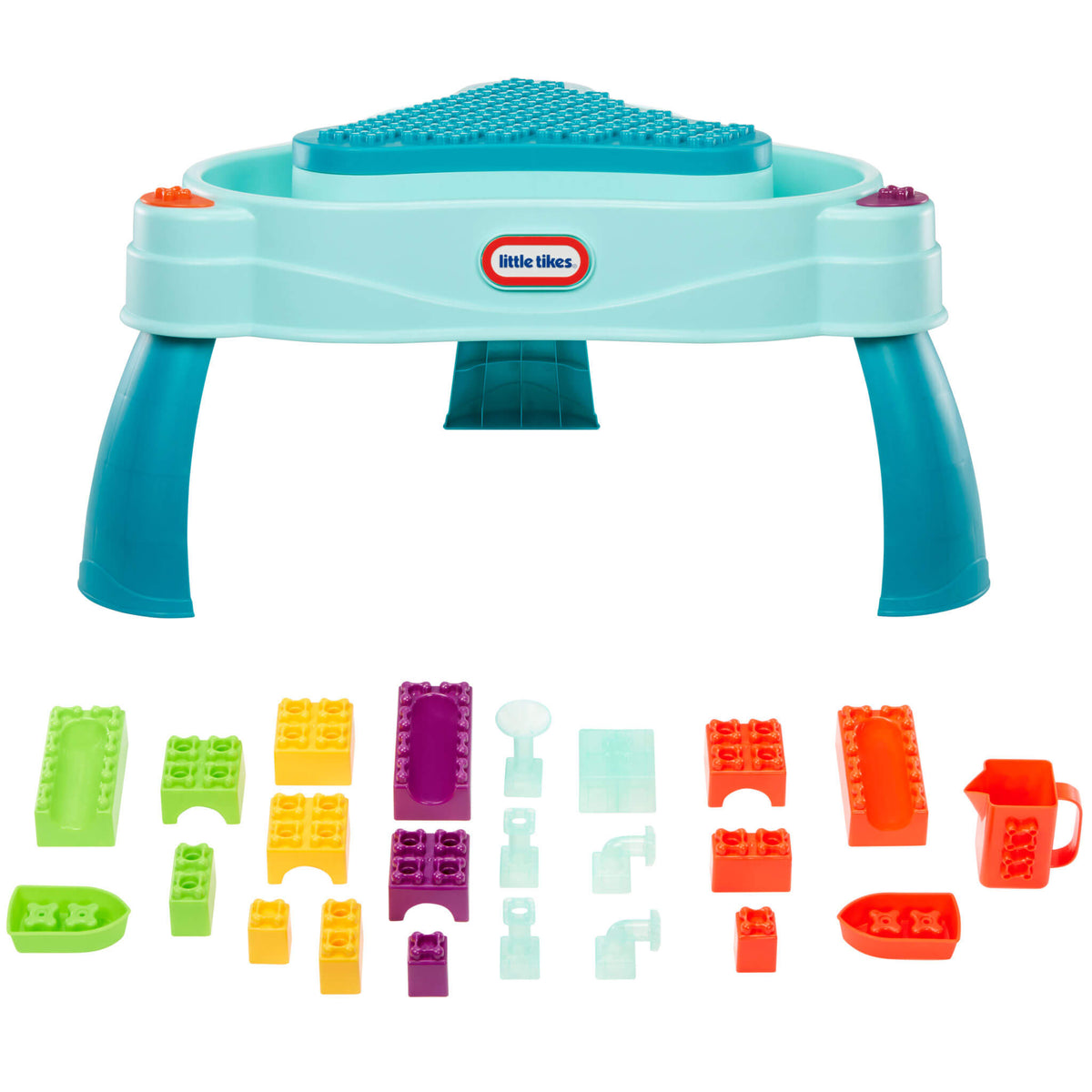 Playful Build & Splash Water Table with 25 Accessories