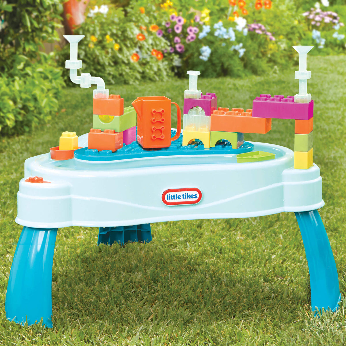 Playful Build & Splash Water Table with 25 Accessories