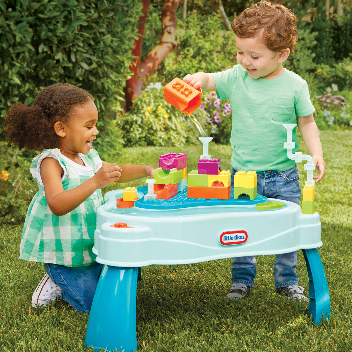 Playful Build & Splash Water Table with 25 Accessories