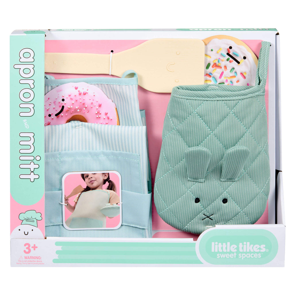 Playful Sweet Spaces Apron & Oven Mitt Set