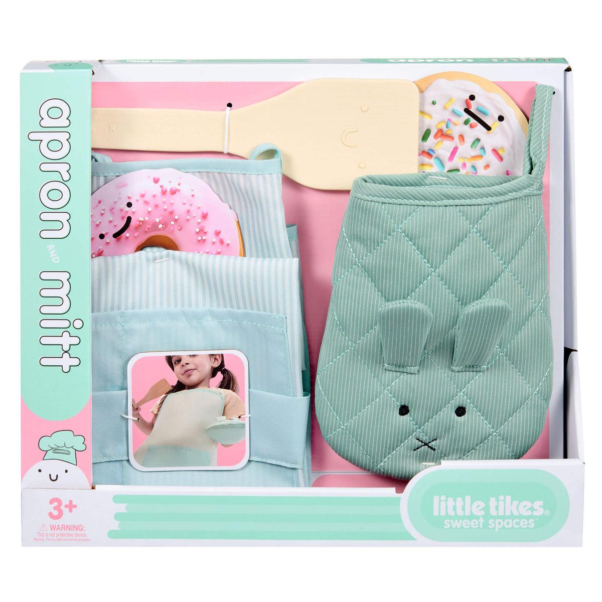 Playful Sweet Spaces Apron & Oven Mitt Set