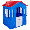 Playful Cape Cottage Playhouse - Red & Blue