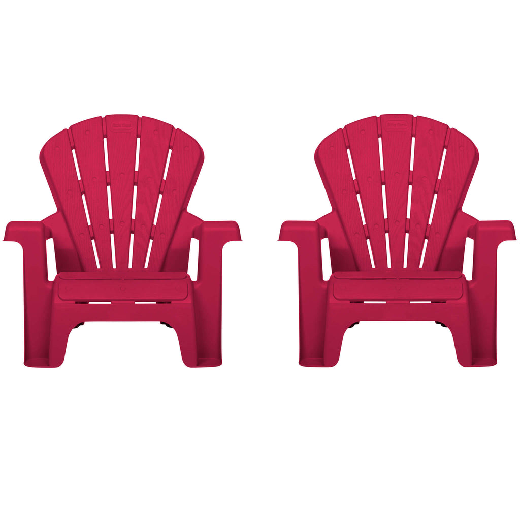Playful Garden Chair - Red 2 Pack