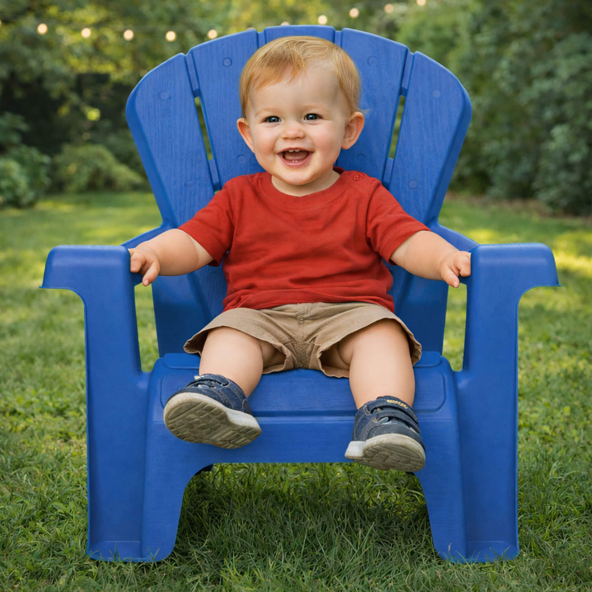 Playful Garden Chair - Blue 4 Pack