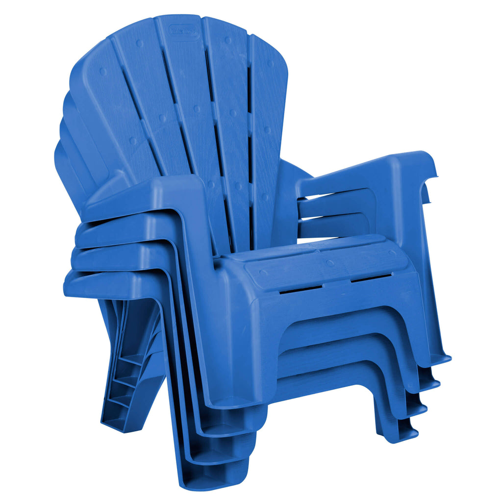 Playful Garden Chair - Blue 4 Pack