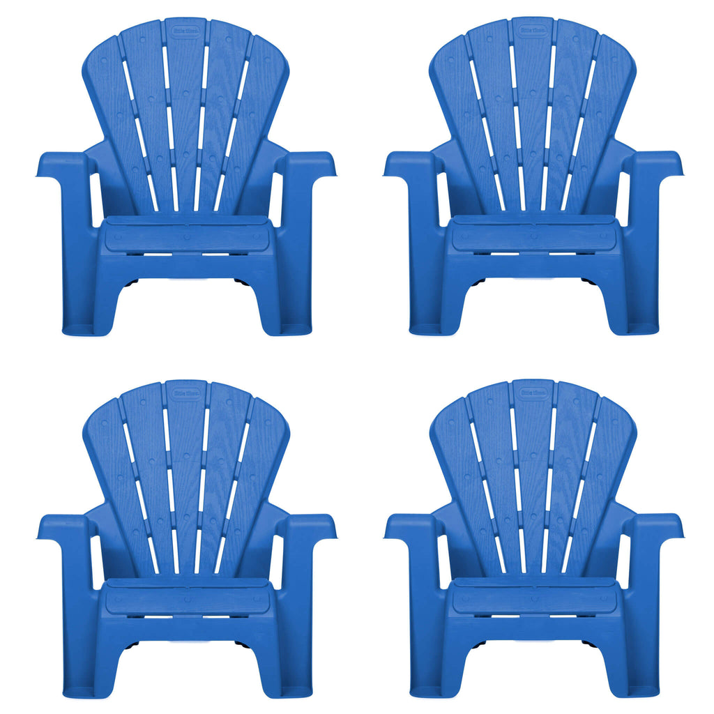 Playful Garden Chair - Blue 4 Pack