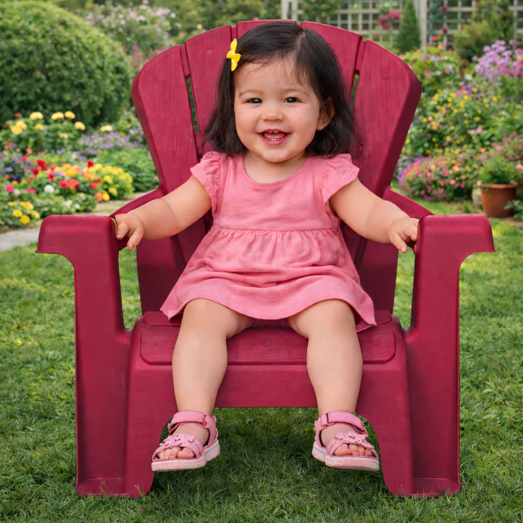 Playful Garden Chair - Red 2 Pack