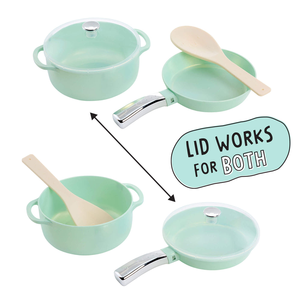 Playful Sweet Spaces Pots & Pans Set - Sea Foam