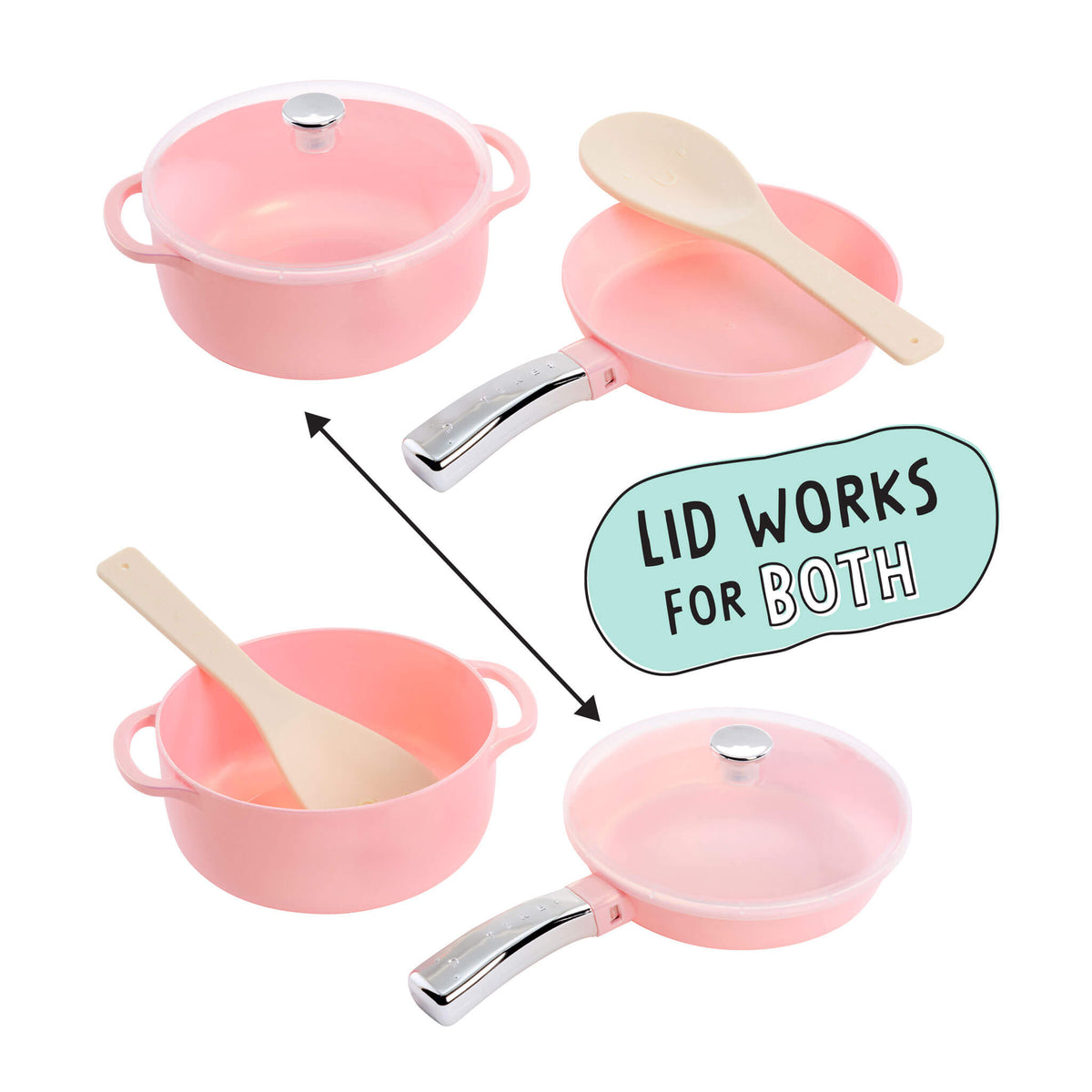 Playful Sweet Spaces Pots & Pans Set - Pink